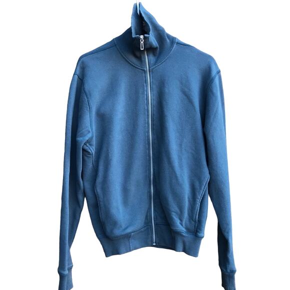 J. Lindeberg Full zip SWEATSHIRT Jacket Mens Size Large Quiet Luxury Minimalist - Picture 2 of 3